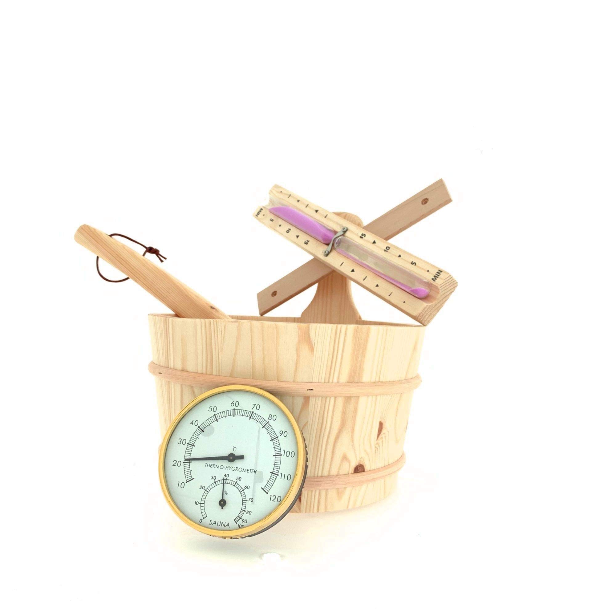 dewello-sauna-zubeh-r-set-5-teilig-eimer-4-l-kelle-thermometer-hygrometer-sanduh image 6