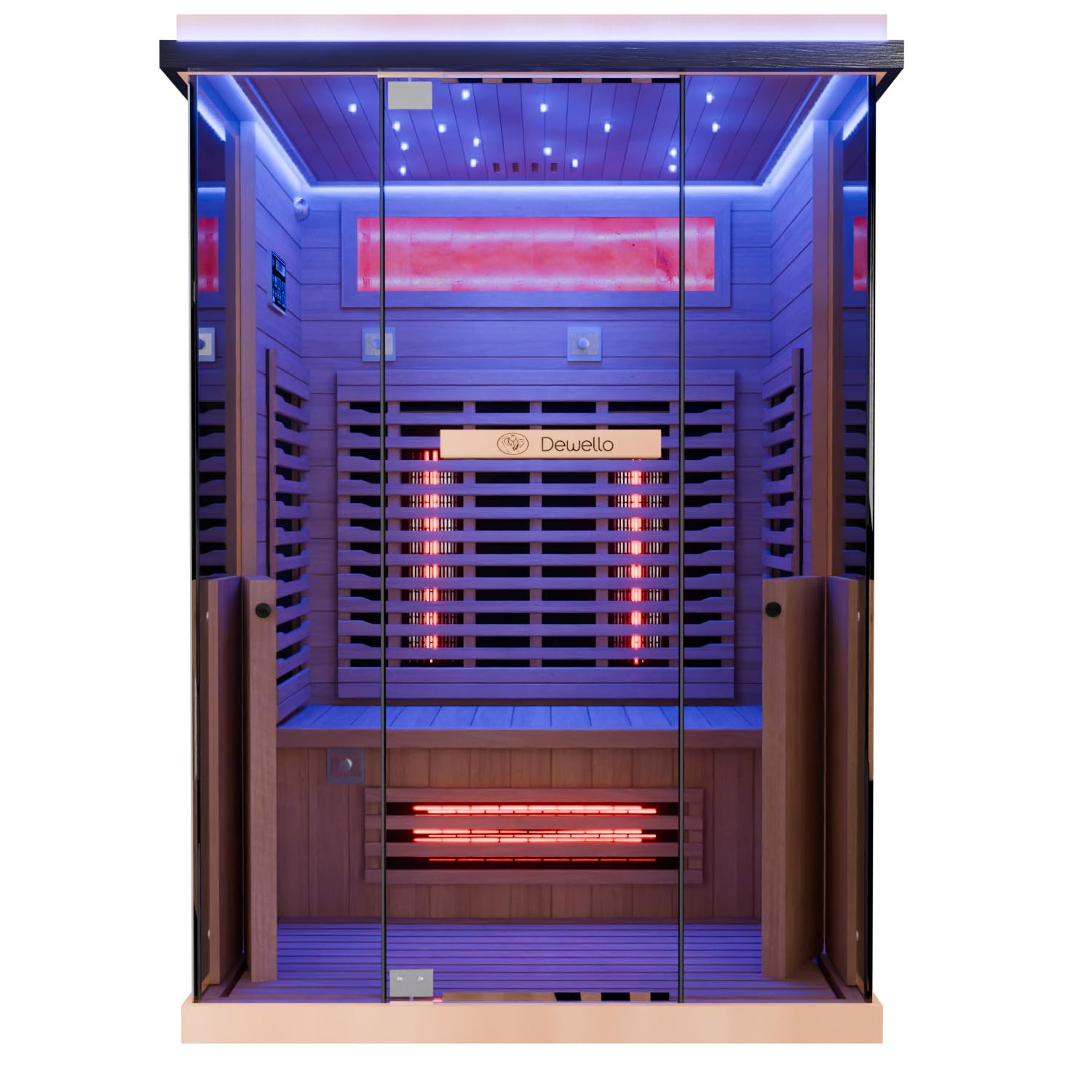 dewello-infrarotkabine-kenora-130x105-infrarotsauna-f-r-1-2-personen-aus-hemlock image 6