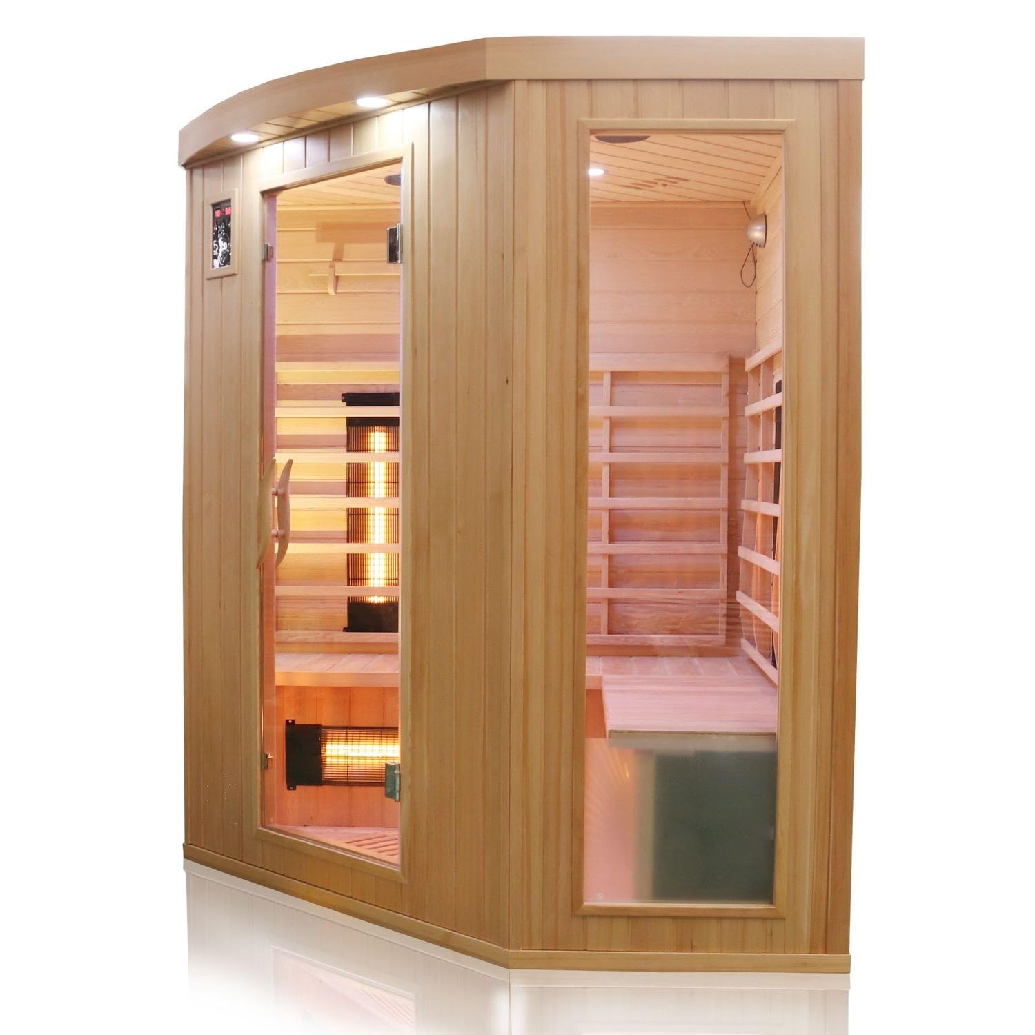 dewello-haley-infrarotkabine-160-x-160-cm-f-r-2-4-personen-aus-hemlock-holz-mit- image 3