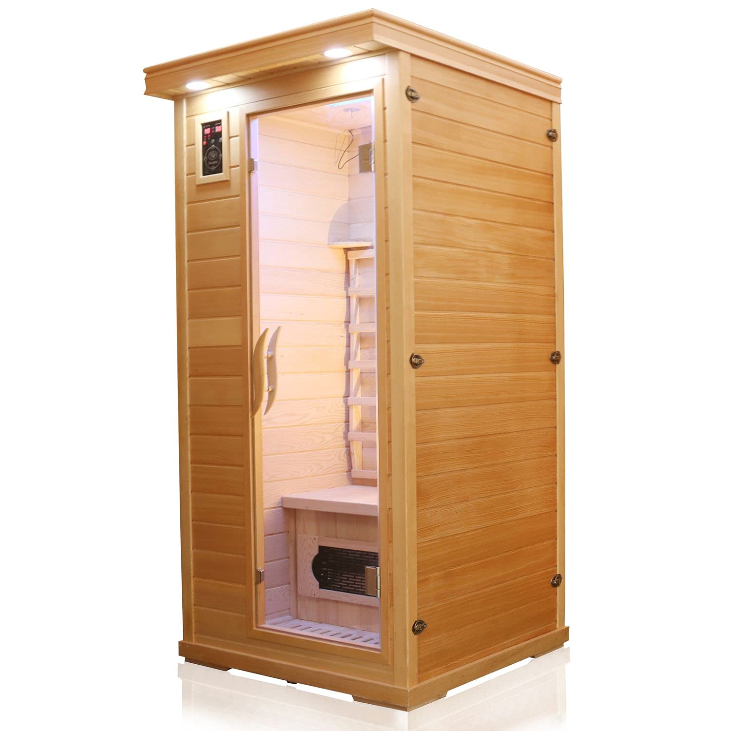 dewello-windsor-infrarotkabine-90-x-90-cm-f-r-1-2-personen-aus-hemlock-holz-mit- image 3