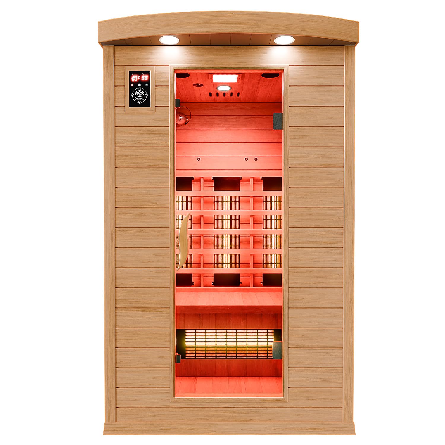 dewello-infrarotkabine-hyder-115x105-infrarotsauna-f-r-1-2-personen image 1