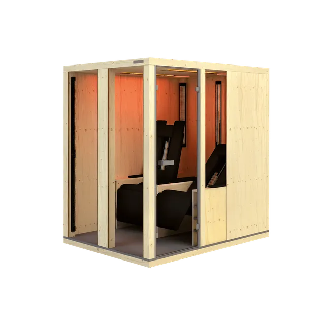 physiotherm-ergo-balance-ii-relax-infrarotkabine-liege-2-personen image 1