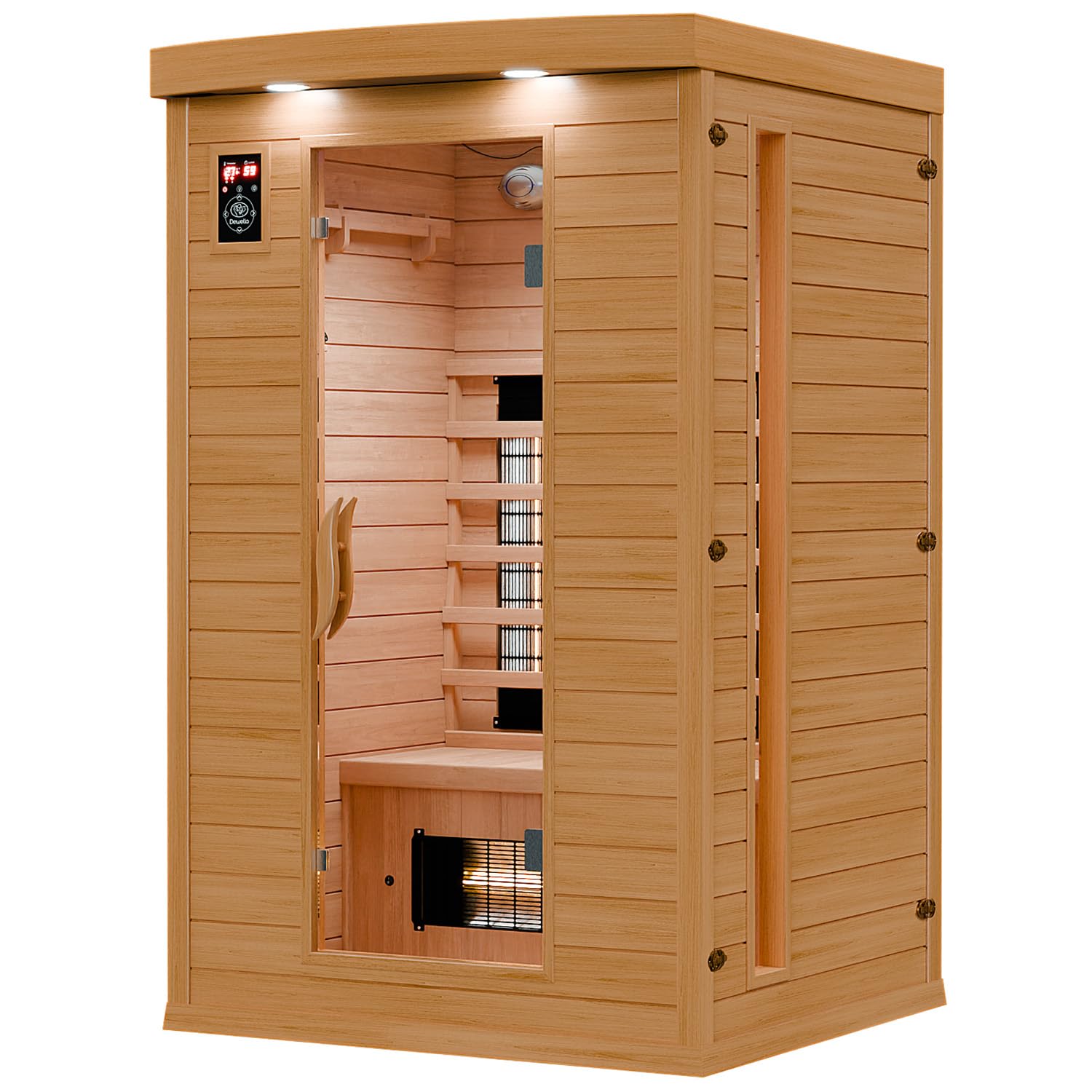 dewello-infrarotkabine-hyder-115x105-infrarotsauna-f-r-1-2-personen image 4
