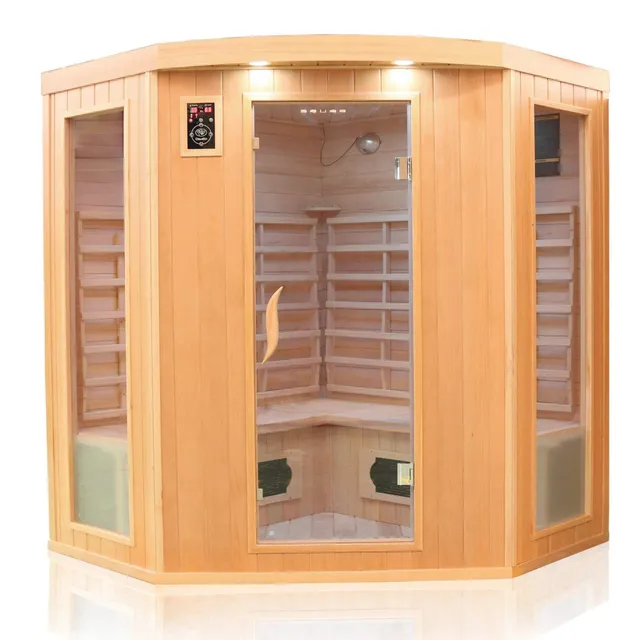 dewello-haley-160x160-infrarotkabine-f-r-2-4-personen-mit-keramikstrahler image 1