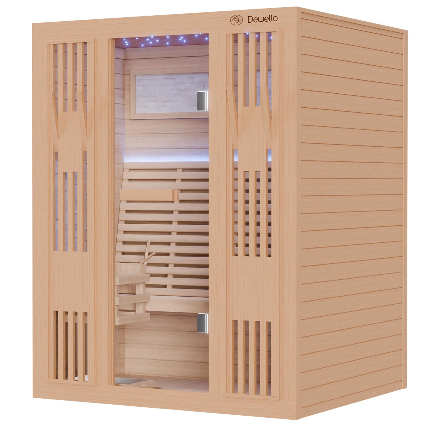 dewello-finnische-sauna-minto-150x130-saunakabine-2-3-personen-mit-4-5-kw-harvia image 3