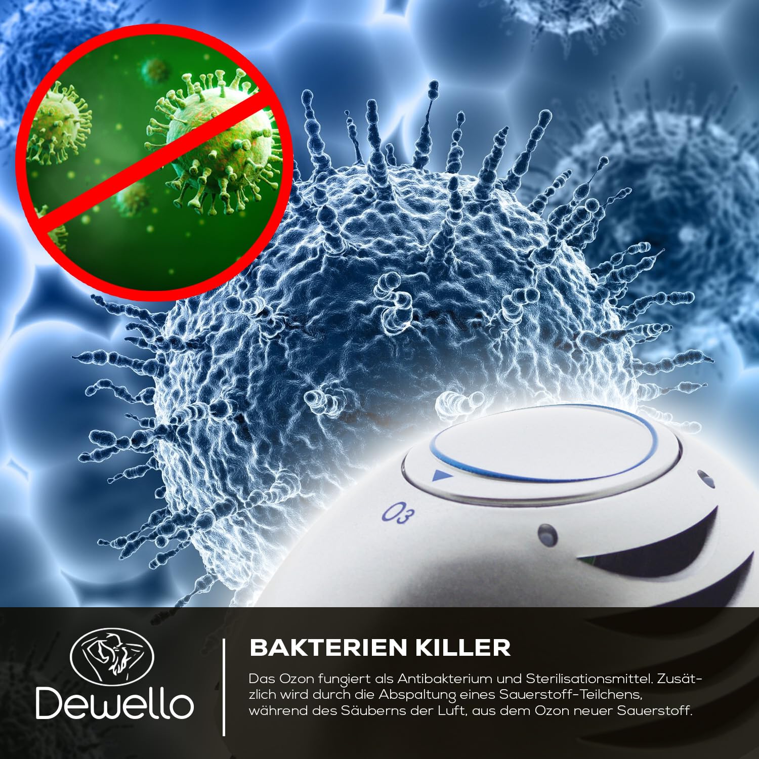 dewello-ionisator-mit-ozon-desinfektion-und-aromatherapie-luftreiniger-f-r-infra image 6