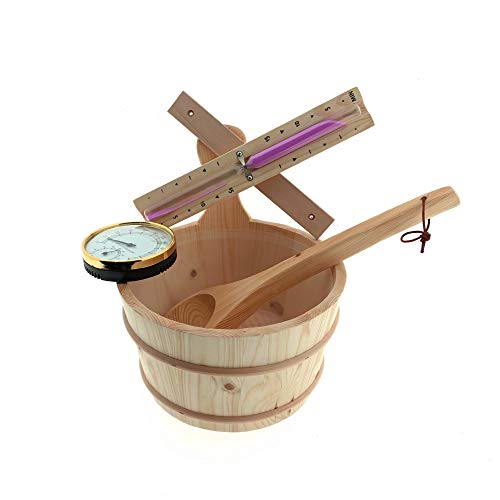 dewello-sauna-zubeh-r-set-5-teilig-eimer-4-l-kelle-thermometer-hygrometer-sanduh image 8