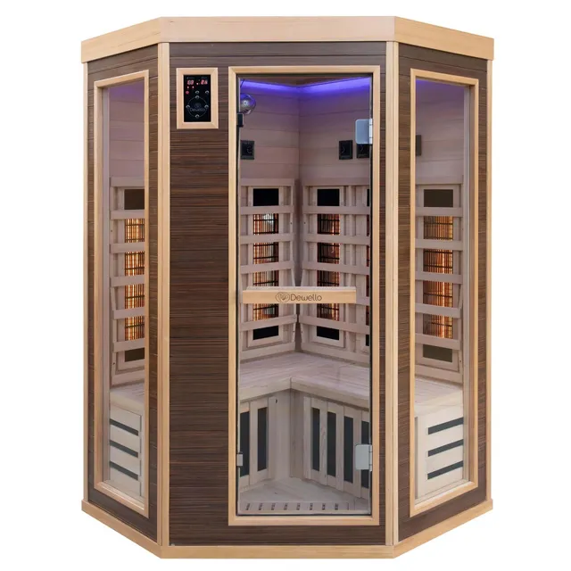 dewello-infrarotkabine-montreal-120x120-vollspektrum-f-r-1-2-personen image 1