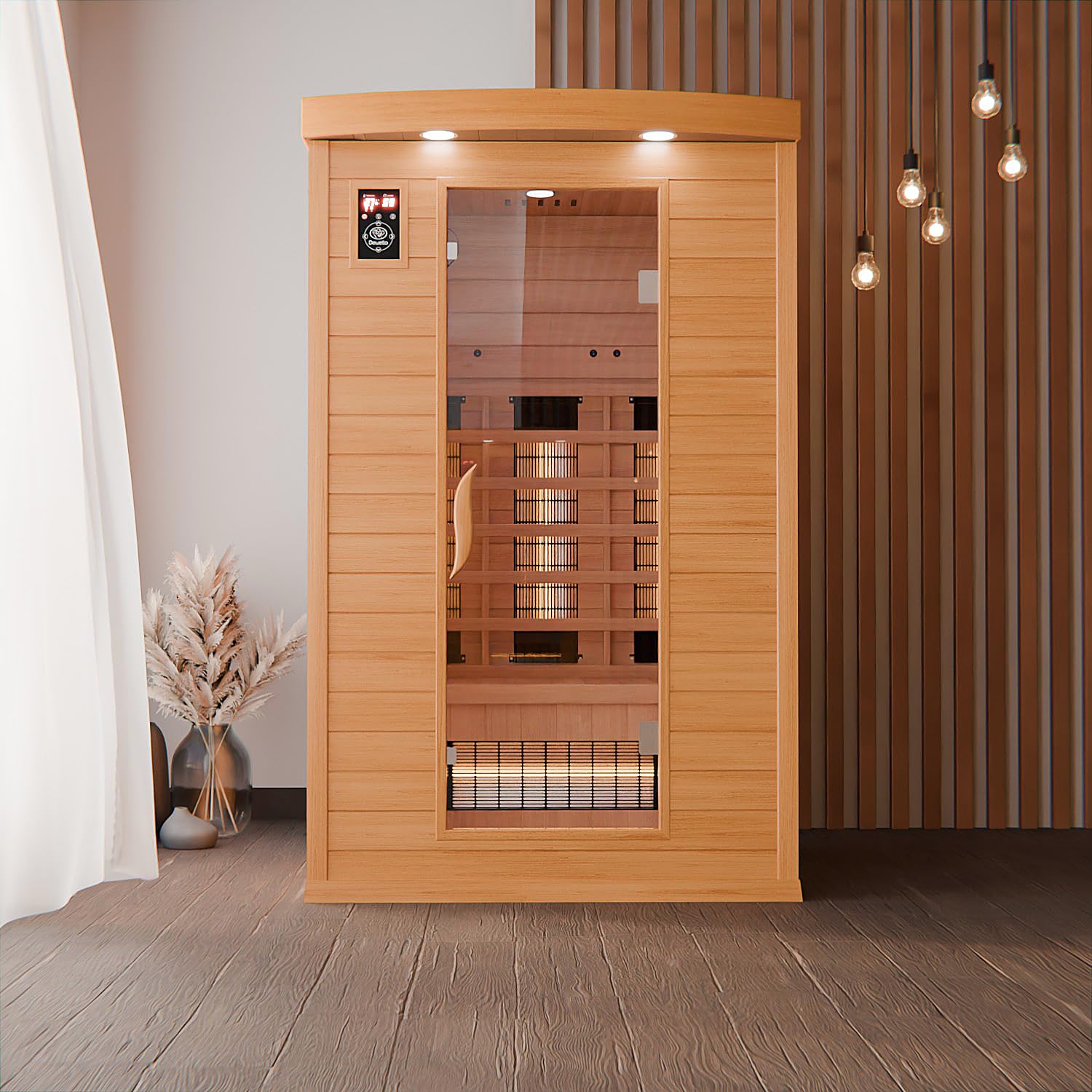 dewello-infrarotkabine-hyder-115x105-infrarotsauna-f-r-1-2-personen image 3