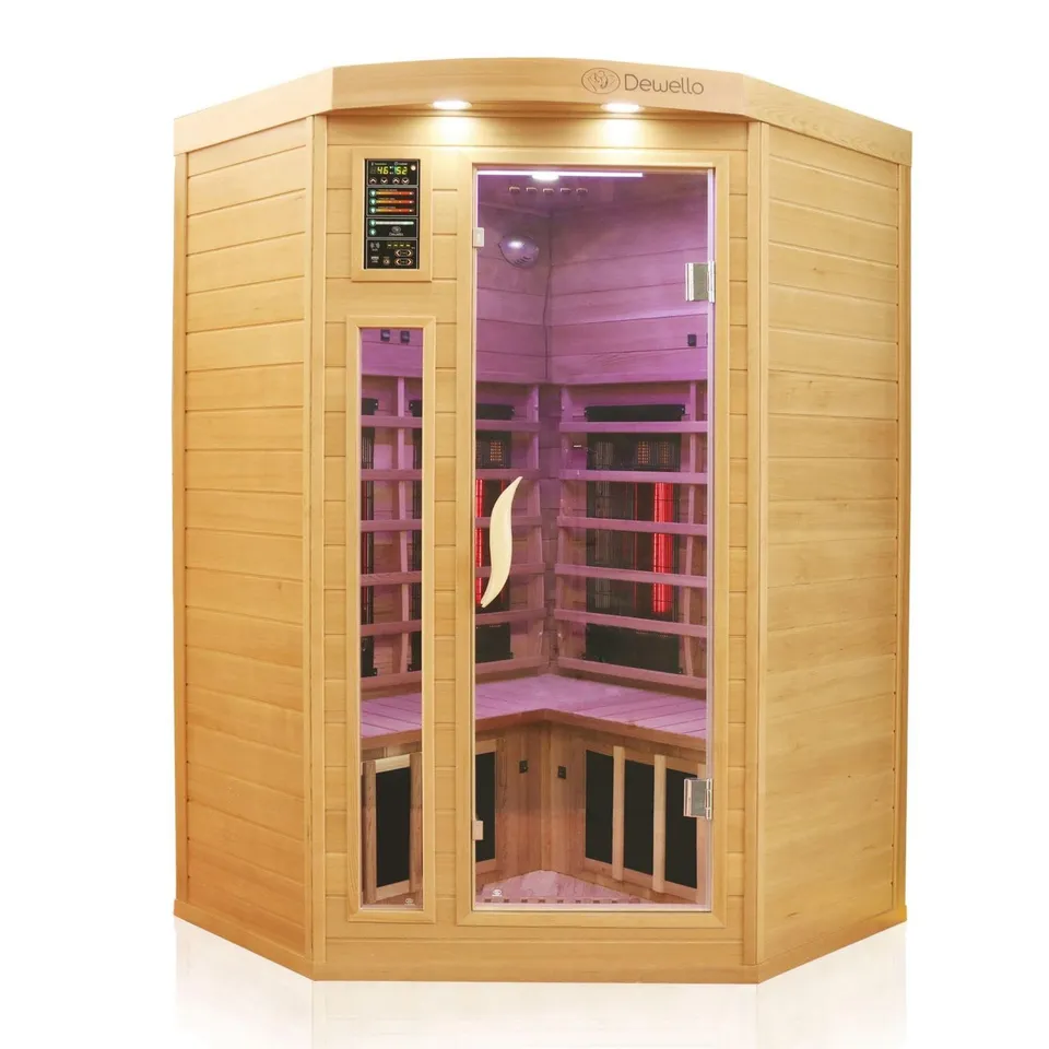 dewello-lakefield-pro-120x120-infrarotkabine-f-r-1-2-personen-mit-duo-und-vollsp image 1