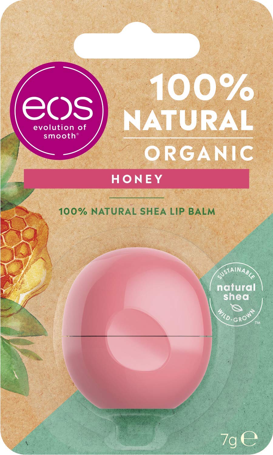 eos-organic-honey-lip-balm-bio-lippenpflege-honig-7-g image 1