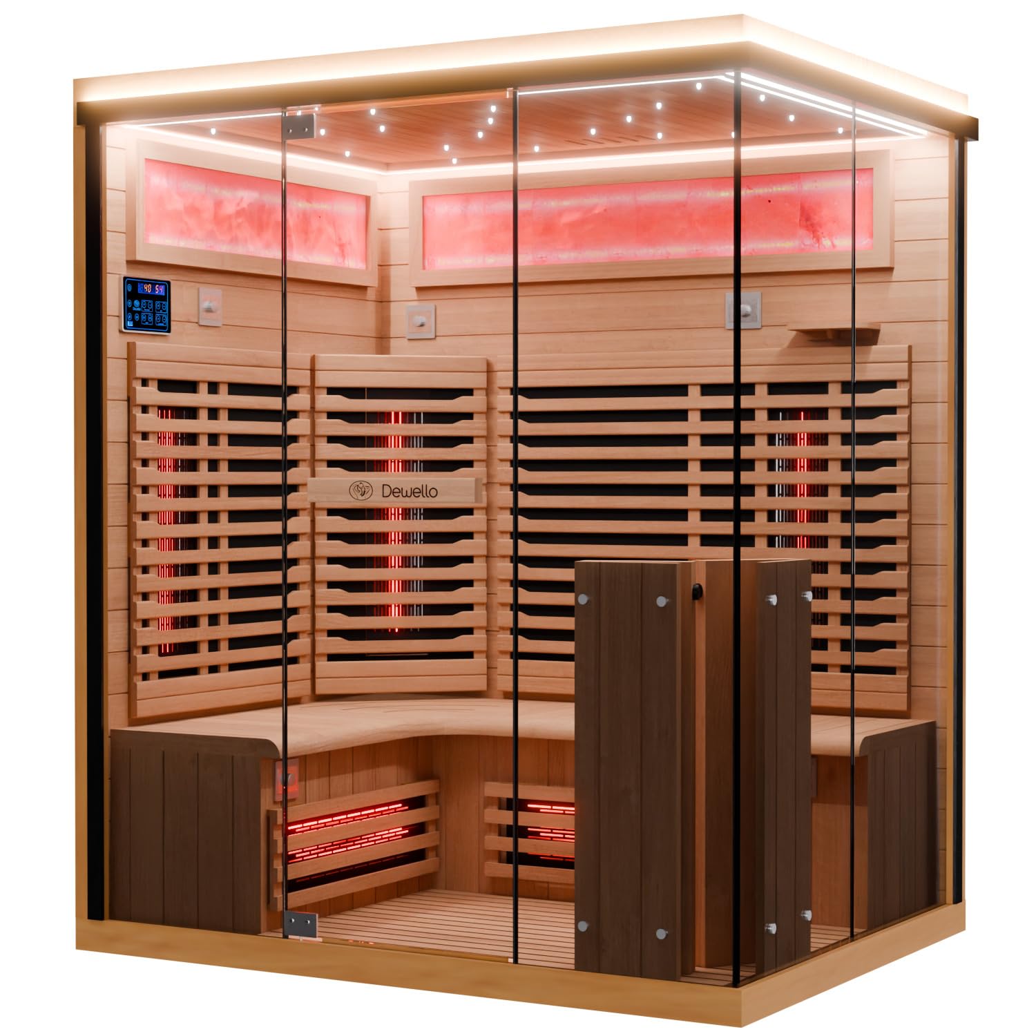 dewello-infrarotkabine-kenora-160x120-infrarotsauna-f-r-2-3-personen-aus-hemlock image 4
