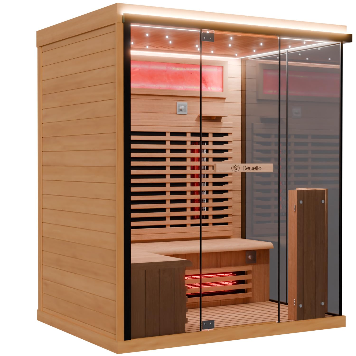 dewello-infrarotkabine-kenora-160x120-infrarotsauna-f-r-2-3-personen-aus-hemlock image 5