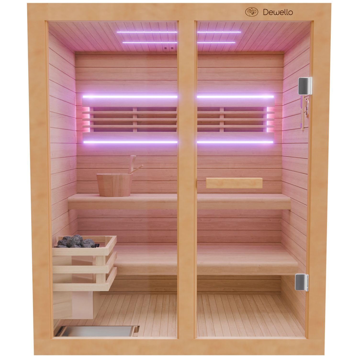 dewello-finnische-sauna-tofino-160x150-saunakabine-2-3-personen-mit-4-5-kw-harvi image 1