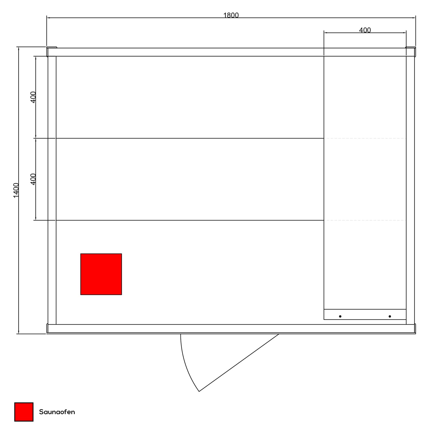 dewello-finnische-sauna-sarnia-180x140-hemlock-mit-6-kw-harvia-ofen-f-r-2-4-pers image 8