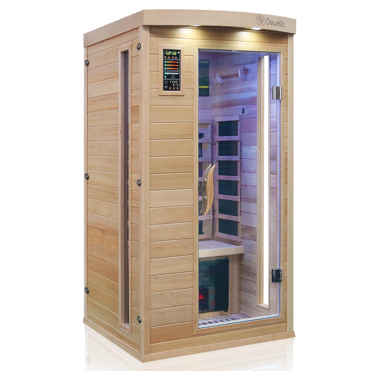 dewello-pierson-pro-infrarotkabine-100x100-infrarotsauna-f-r-1-person-hemlock-ze image 3
