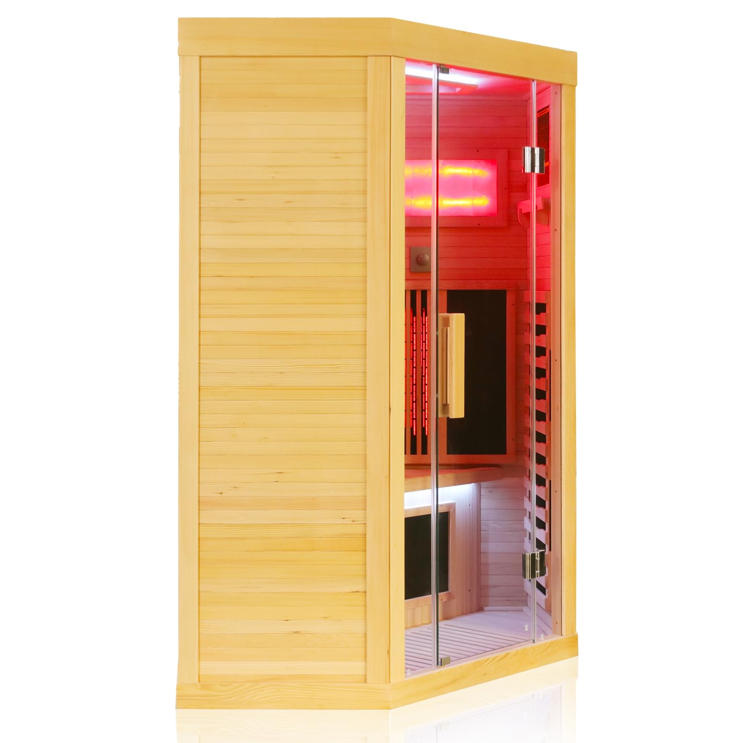 dewello-infrarotkabine-saltcoats-120-x-120-cm-1-2-personen-eckkabine-mit-vollspe image 3