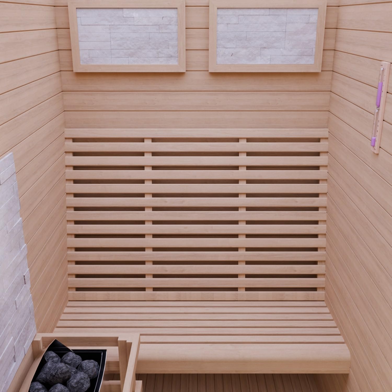 dewello-minto-120x120-finnische-sauna-aus-hemlock-tannenholz-mit-3-5-kw-harvia-o image 8