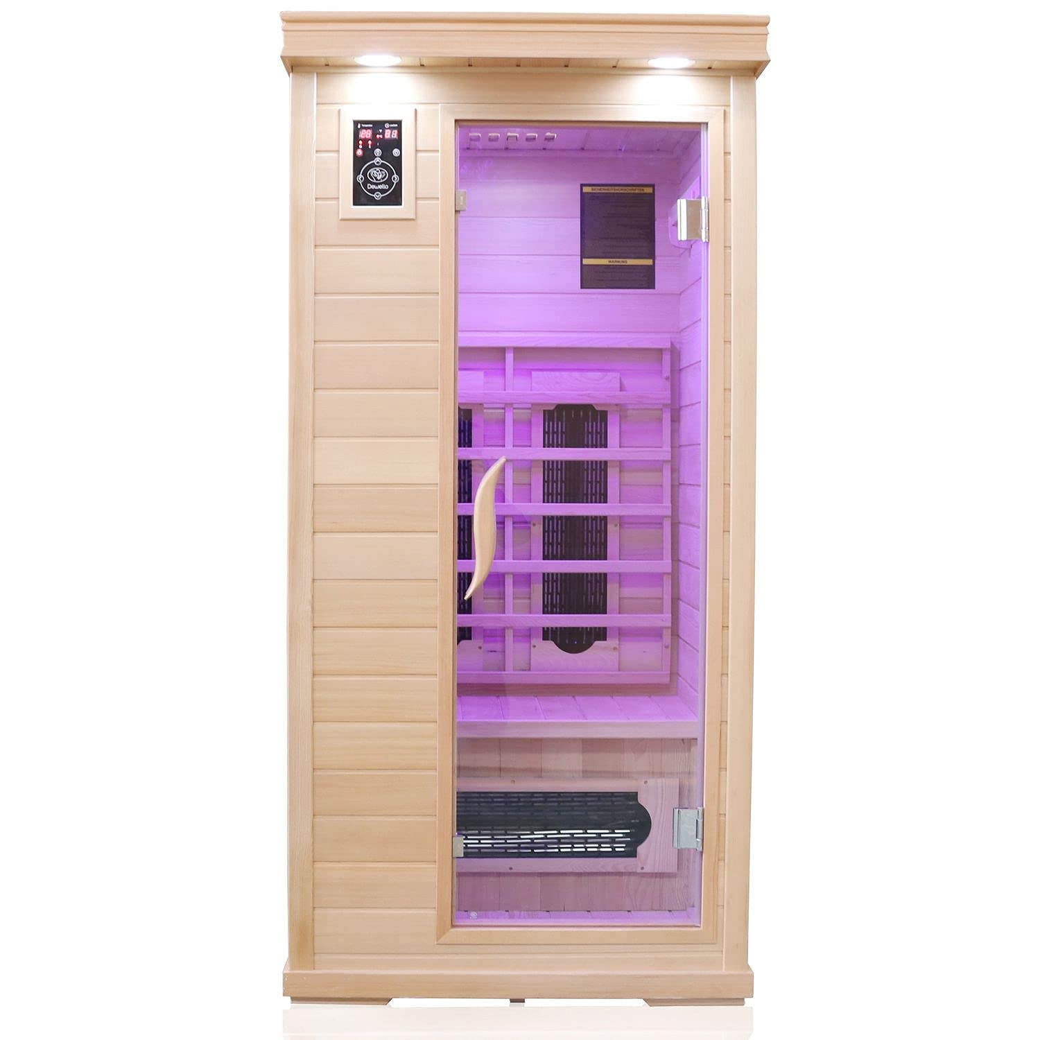 dewello-windsor-infrarotkabine-90-x-90-cm-f-r-1-2-personen-aus-hemlock-holz-mit- image 7