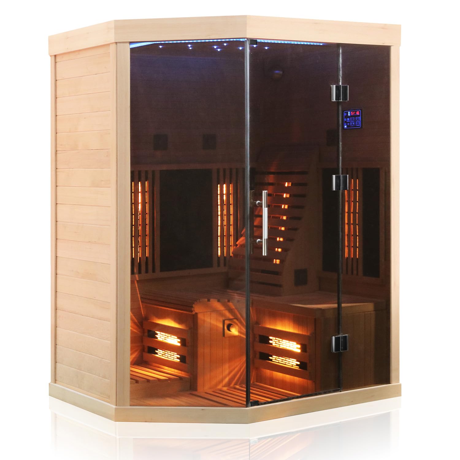 dewello-infrarotkabine-ottawa-140-x-120-cm-1-2-personen-infrarotsauna-mit-vollsp image 4