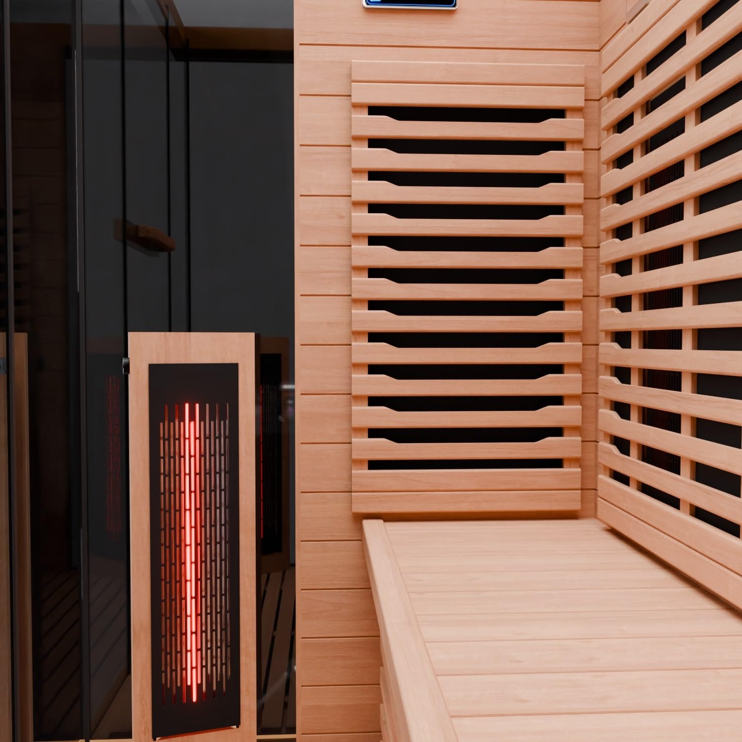 dewello-infrarotkabine-kenora-130x105-infrarotsauna-f-r-1-2-personen-aus-hemlock image 8