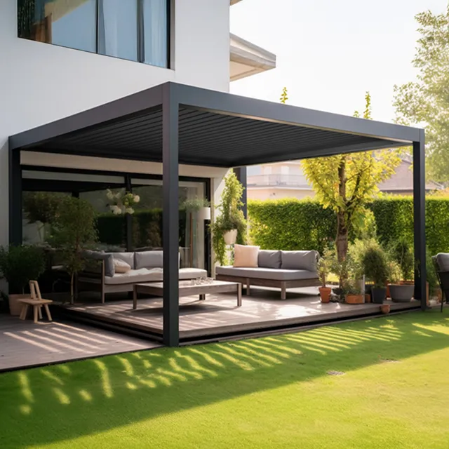 wellis-motionflex-300-bioklimatische-pergola-classic-line image 1