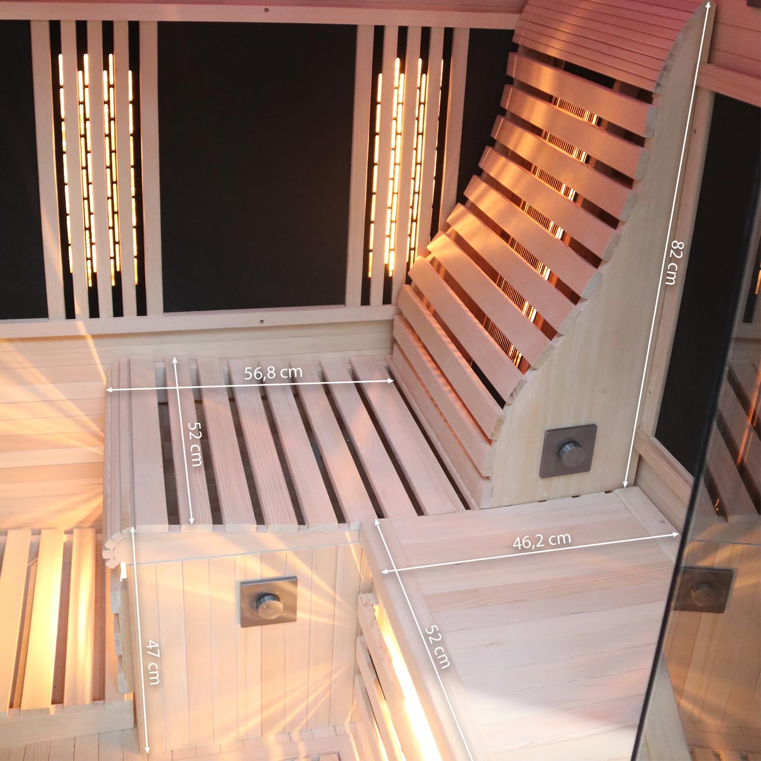 dewello-infrarotkabine-ottawa-140-x-120-cm-1-2-personen-infrarotsauna-mit-vollsp image 5