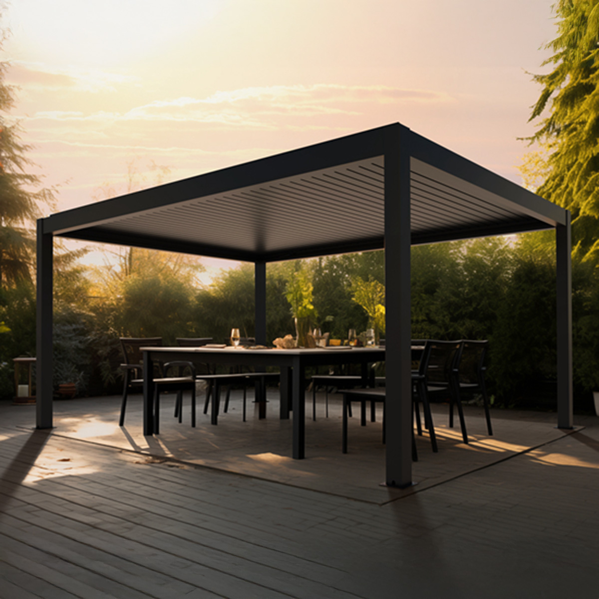 wellis-motionflex-400-bioklimatische-pergola image 1
